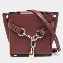 Alexander Wang Burgundy Leather Attica Shoulder Bag