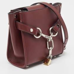 Alexander Wang Burgundy Leather Attica Shoulder Bag