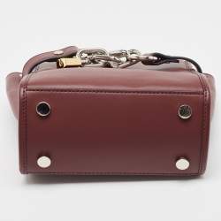Alexander Wang Burgundy Leather Attica Shoulder Bag