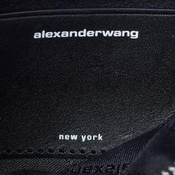 Alexander Wang Black Nylon and Leather Attica Ruched Belt Bag