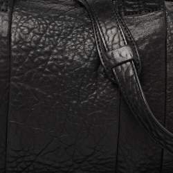 Alexander Wang Black Pebbled Leather Rocco Duffle Bag