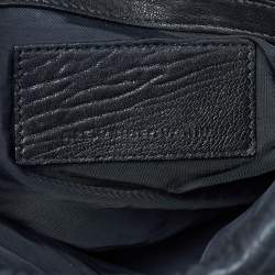 Alexander Wang Black Pebbled Leather Rocco Duffle Bag