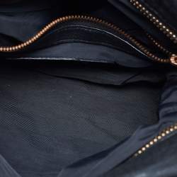 Alexander Wang Black Pebbled Leather Rocco Duffle Bag