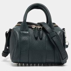 Alexander Wang Green Leather Rocco Satchel