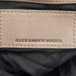 Alexander Wang Grey Leather Trudy Zip Tote