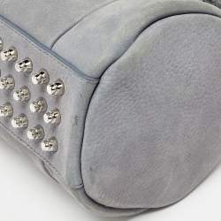 Alexander Wang Grey Suede Mini Rockie Satchel