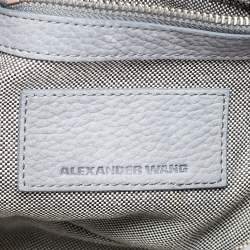 Alexander Wang Grey Suede Mini Rockie Satchel