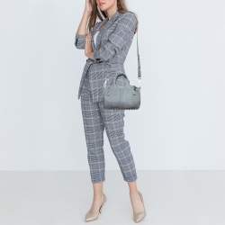 Alexander Wang Grey Suede Mini Rockie Satchel