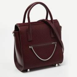 Alexander Wang Burgundy Leather Large Chastity Tote