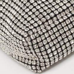 Alexander Wang Black Crystal Embellished Mini Heiress Pouch Bag