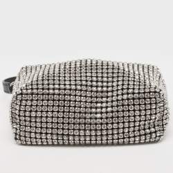 Alexander Wang Black Crystal Embellished Mini Heiress Pouch Bag