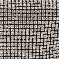 Alexander Wang Black Crystal Embellished Mini Heiress Pouch Bag