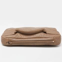 Alexander Wang Beige Leather Zipped Pouch