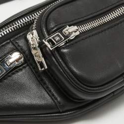 Pre Owned Alexander Wang Black Leather Attica Belt Bag