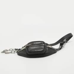 Pre Owned Alexander Wang Black Leather Attica Belt Bag