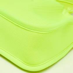 Pre Owned Alexander Wang Neon Yellow Rib Knit Small Ryan Bag