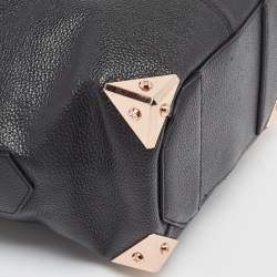 Alexander Wang Black Grain Leather Emile Satchel