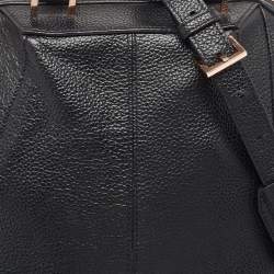 Alexander Wang Black Grain Leather Emile Satchel