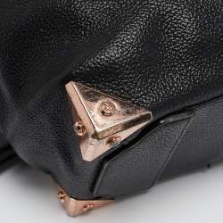 Alexander Wang Black Grain Leather Emile Satchel