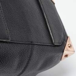 Alexander Wang Black Grain Leather Emile Satchel