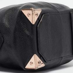 Alexander Wang Black Grain Leather Emile Satchel