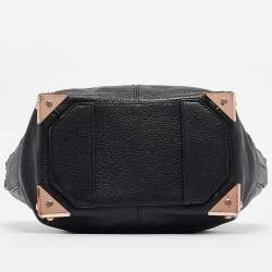 Alexander Wang Black Grain Leather Emile Satchel