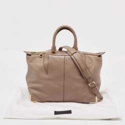 Alexander Wang Beige Leather Prisma Skeletal Tote