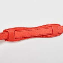 Pre Owned Alexander Wang Orange Pebbled Leather Rocco Bag