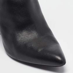 Alexander Wang Black Leather Ankle Boots Size 40