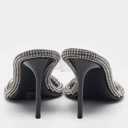 Alexander Wang Transparent PVC Nova Slide Sandals Size 37