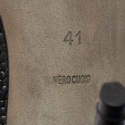 مملوكة مسبقًا Alexander Wang Black Leather Lovisa Ankle Strap Pumps Size 41