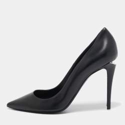 Alexander Wang Black Leather Pointed Toe Pumps Size 39