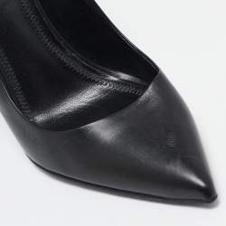Alexander Wang Black Leather Pointed Toe Pumps Size 39