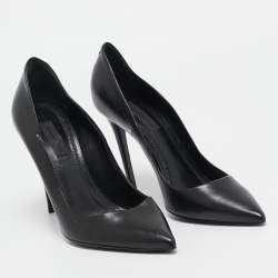 Alexander Wang Black Leather Pointed Toe Pumps Size 39