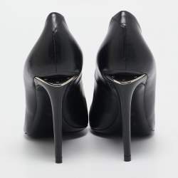Alexander Wang Black Leather Pointed Toe Pumps Size 39