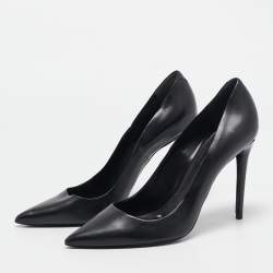 Alexander Wang Black Leather Pointed Toe Pumps Size 39