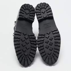 Pre Owned Alexander Wang Black Leather Studded Accents Chelsea Boots Size 40