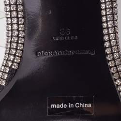 Alexander Wang Transparent PVC Nova Slide Sandals Size 36
