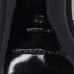 Alexander Wang Black Satin Kit Ankle Tie Sandals Size 40