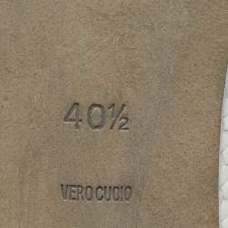 Pre Owned Alexander Wang White Snakeskin Embossed Leather Ankle Strap Pumps Size 40