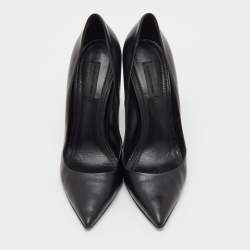 Pre Owned Alexander Wang Black Leather Pointed Toe Pumps Size 40