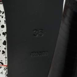 Pre Owned Alexander Wang Tricolor Leather Open Toe Ankle Strap Sandals Size 36