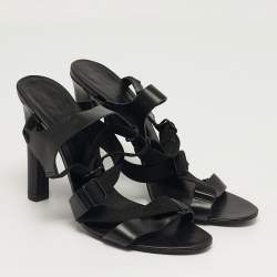 Pre Owned Alexander Wang Size 41 Black Leather Ankle Strap Sandals