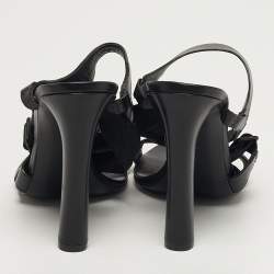 Pre Owned Alexander Wang Size 41 Black Leather Ankle Strap Sandals