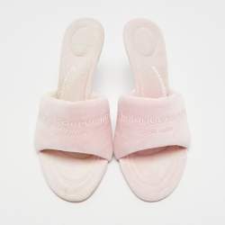 Pre Owned حذاء ميول ألكسندر وانغ مخمل وردي سيينا مقاس 40