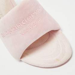 Pre Owned حذاء ميول ألكسندر وانغ مخمل وردي سيينا مقاس 40