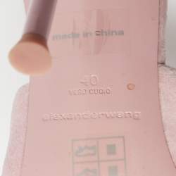 Pre Owned حذاء ميول ألكسندر وانغ مخمل وردي سي ينا مقاس 40