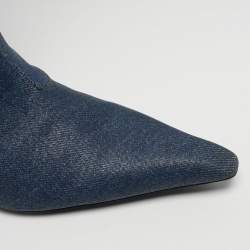 Pre Owned Alexander Wang Slouch Size 37 Blue Denim Knee Length Boots