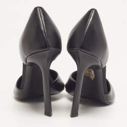 Pre Owned Alexander Wang Viola Size 38.5 Black Leather Pointed Toe D'orsay Pumps