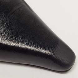 Pre Owned Alexander Wang Viola Size 38.5 Black Leather Pointed Toe D'orsay Pumps